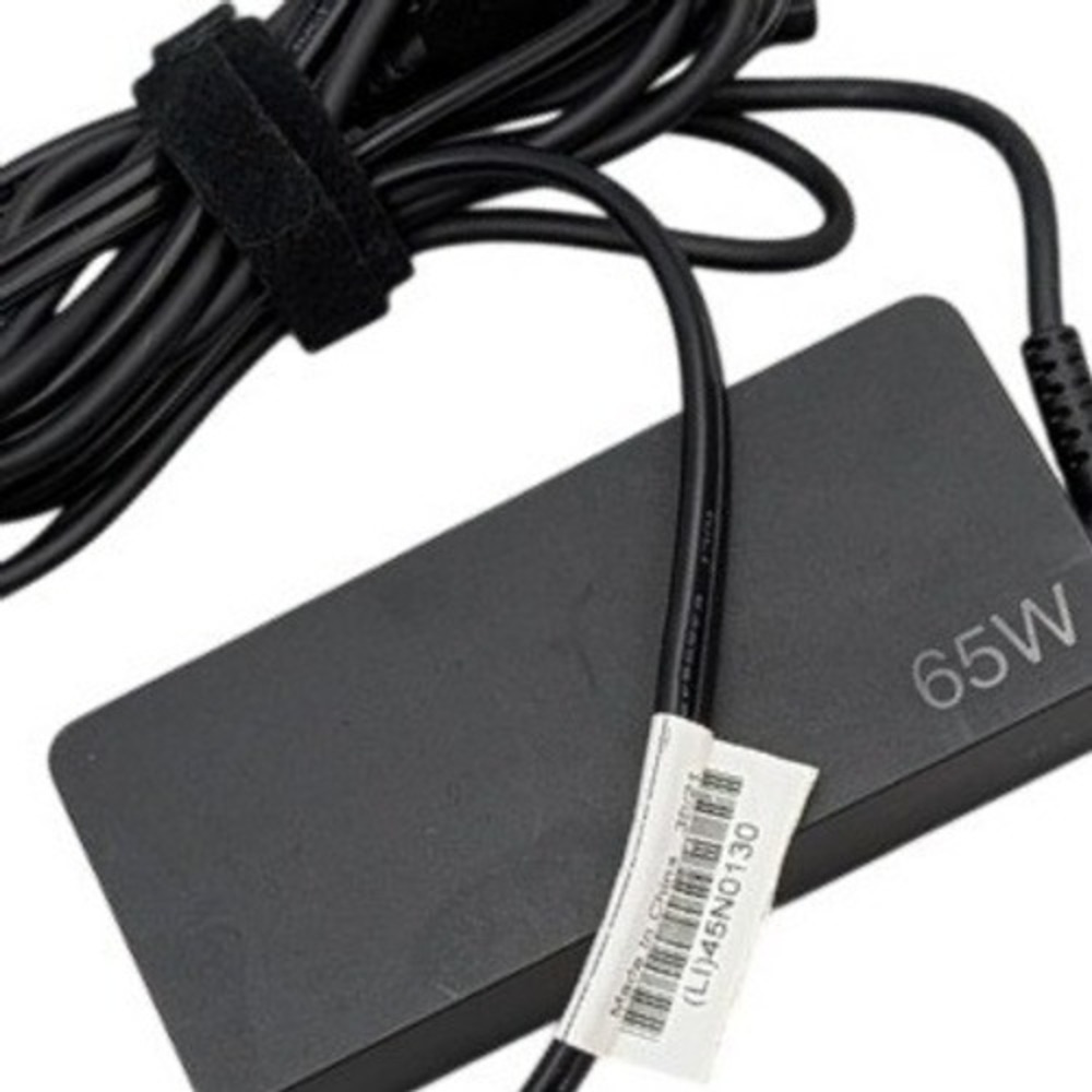 Genuine OEM Lenovo 65W USB-C Power Adapter ADLX65YLC2D Used Computer Laptop